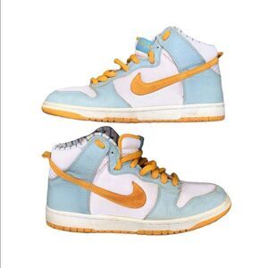 VINTAGE 2003 Nike Dunk High 'Shima Shima' Gold Wave Size 10.5